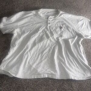 Carhartt Men's Short Sleeve Cotton Shirt Size 4XL